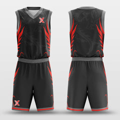Black Dragon - Customized Basketball Jersey Set Design BK160131S