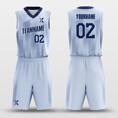 Blue Ladder - Customized Basketball Jersey Design Striped