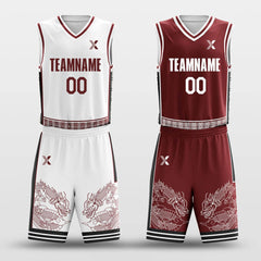 Broom - Custom Reversible Basketball Jersey Set Sublimated BK260603S