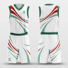 Coloured Ribbon - Customized Basketball Jersey Set Design