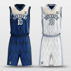 Gleaming- Custom Reversible Basketball Jersey Set Sublimated