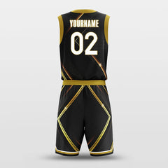 Golden Energy - Customized Basketball Jersey Set Sublimated