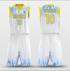 Gradient blocks - Customized Basketball Jersey Set Sublimated