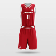 Hot Blood - Customized Kid's Sublimated Basketball Jersey Set