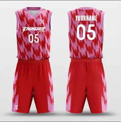 Inverted Reflection - Customized Sublimated Basketball Jersey Set