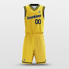 Lakers Yellow - Customized Basketball Jersey Design for Team
