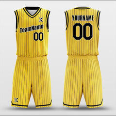 Lakers Yellow - Customized Basketball Jersey Design for Team