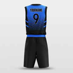 Lattice Blue - Customized Basketball Jersey Design Gradient
