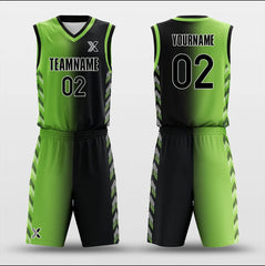 Magic Green - Customized Basketball Jersey Set Sublimated