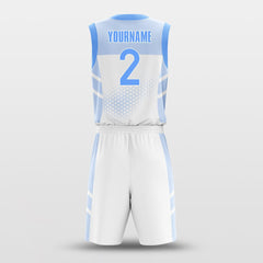 Matrix White - Customized Basketball Jersey Design Gradient