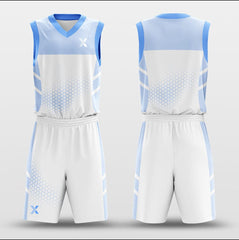 Matrix White - Customized Basketball Jersey Design Gradient