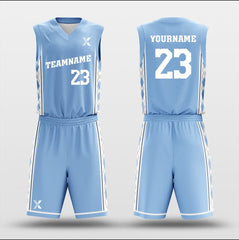 NCAA Blue - Customized Basketball Jersey Design for Team