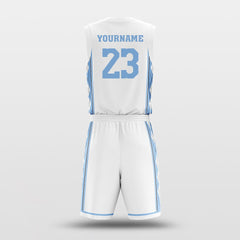 NCAA White - Customized Basketball Jersey Design for Team