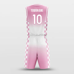 Neon Checkerboard - Customized Basketball Jersey Set Design BK160106S