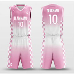 Neon Checkerboard - Customized Basketball Jersey Set Design BK160106S