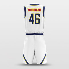 Nuggets White - Customized Basketball Jersey Design for Team