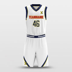 Nuggets White - Customized Basketball Jersey Design for Team
