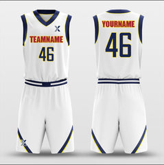 Nuggets White - Customized Basketball Jersey Design for Team