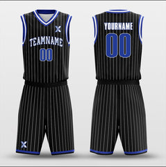 Ocean Black - Customized Basketball Jersey Design for Team