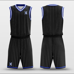 Ocean Black - Customized Basketball Jersey Design for Team