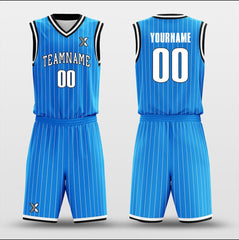Ocean Blue - Customized Basketball Jersey Design for Team