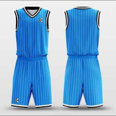 Ocean Blue - Customized Basketball Jersey Design for Team