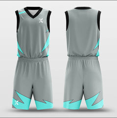 Ocean Wave - Customized Basketball Jersey Set Sublimated BK160631S
