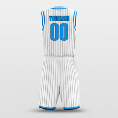 Ocean White - Customized Basketball Jersey Design for Team