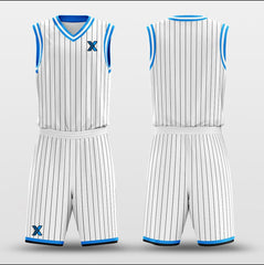 Ocean White - Customized Basketball Jersey Design for Team