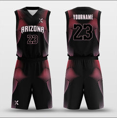 Opera black - Customized Basketball Jersey Set Sublimated