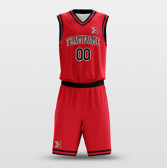 Red Black - Custom Basketball Jersey Design for Team
