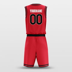 Red Black - Custom Basketball Jersey Design for Team
