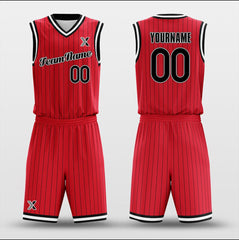 Rockets Red - Customized Basketball Jersey Design for Team