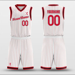 Rockets White - Customized Basketball Jersey Design for Team