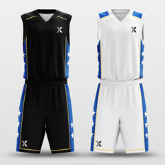 Star - Custom Reversible Basketball Jersey Set Sublimated BK260605S