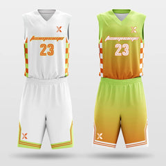 Sunset - Custom Reversible Sublimated Basketball Jersey Set