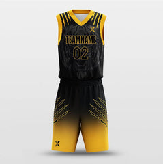 Tiger - Customized Basketball Jersey Set Sublimated