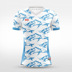 Beautiful Mountains and Rivers- Custom Soccer Jersey for Men Sublimation - WS201GYUN3