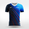 Blue Wind-Custom Sublimated Badminton Jersey - Professional Breathable Teamwear