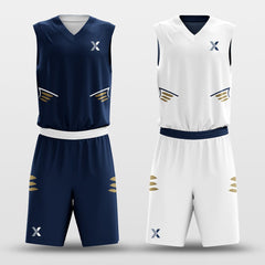 Classic53 - Customized Reversible Sublimated Basketball Set
