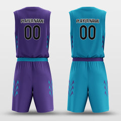 Classic57 - Customized Reversible Sublimated Basketball Set