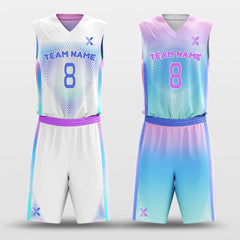 Cotton Candy - Customized Reversible Sublimated Basketball Set