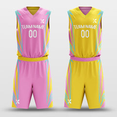 Donut - Customized Kid's Reversible Sublimated Basketball Set