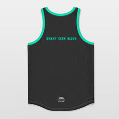 Green Tech - Customized Basketball Jersey Sleeveless