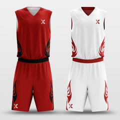 Heat - Customized Reversible Sublimated Basketball Set