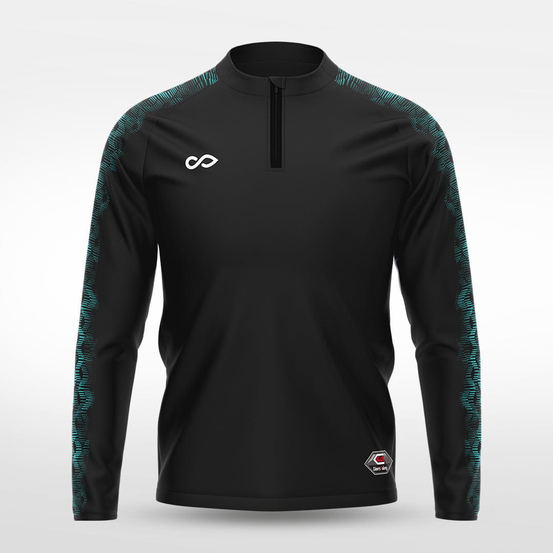 Night Shadow - Customized Men's 1/4 Zip Jacket