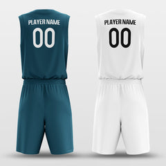 Jungle - Customized Kid's Reversible Sublimated Basketball Set