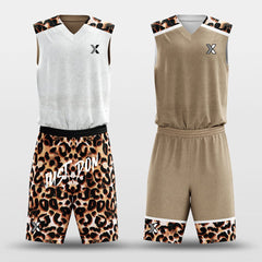 Leopard - Customized Reversible Sublimated Basketball Set