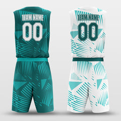 Mint - Customized Reversible Sublimated Basketball Set