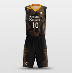 Rock - Custom Sublimated Basketball Jersey Set